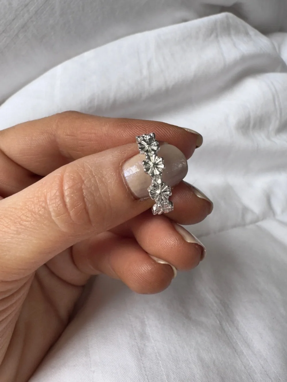Sterling Silver Daisy Ring